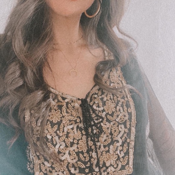 I'd Like a Glass - Boho Vintage Paisley Dress - Picture 6 of 10